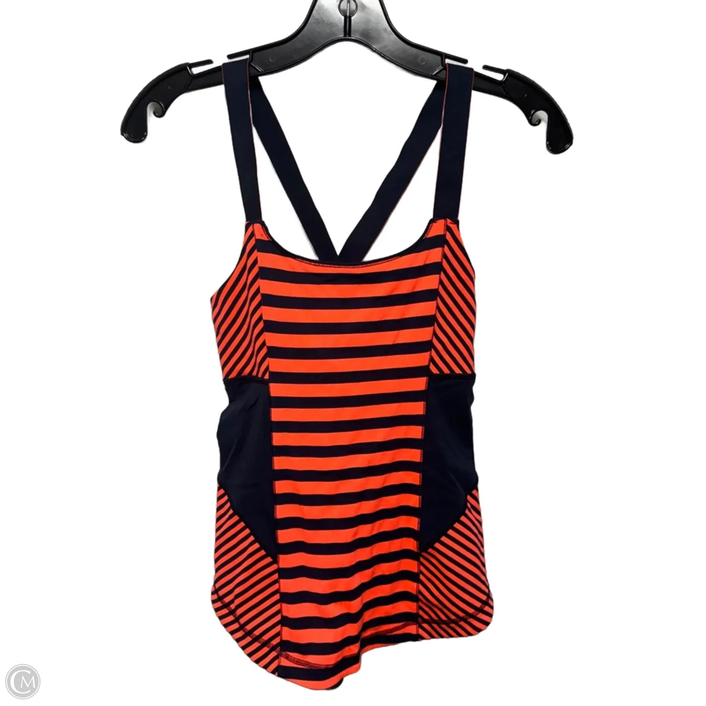Athletic Tank Top By Lululemon In Striped Pattern, Size: 6