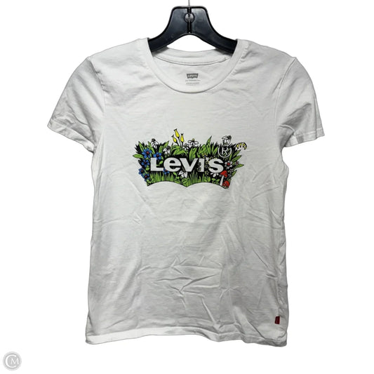 “Levi’s” Top Short Sleeve By Levis In White, Size: Xs