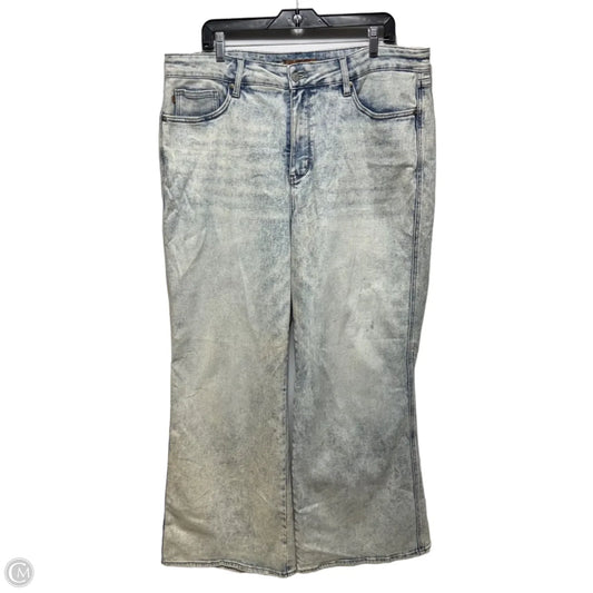 Jeans Wide Leg By Judy Blue In Blue Denim, Size: 20