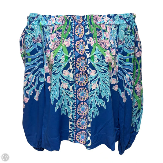 Aimes Off Shoulder Top Long Sleeve Designer By Lilly Pulitzer In Multi-colored, Size: Xs