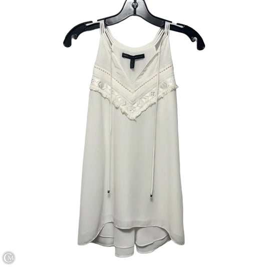 Top Sleeveless By White House Black Market In White, Size: Xs