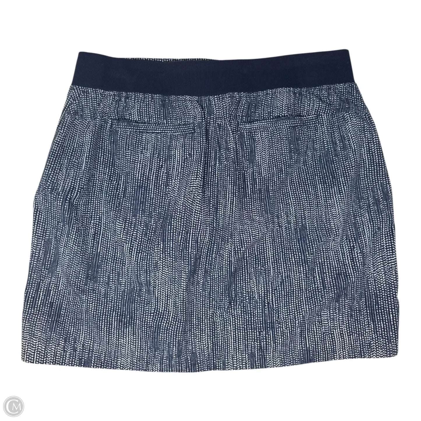 Athletic Skort By Athleta In Blue & White, Size: M