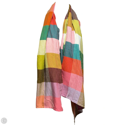 Turkish Towel In Rainbow Plaid Pattern Designer By Kate Spade In Multi-colored