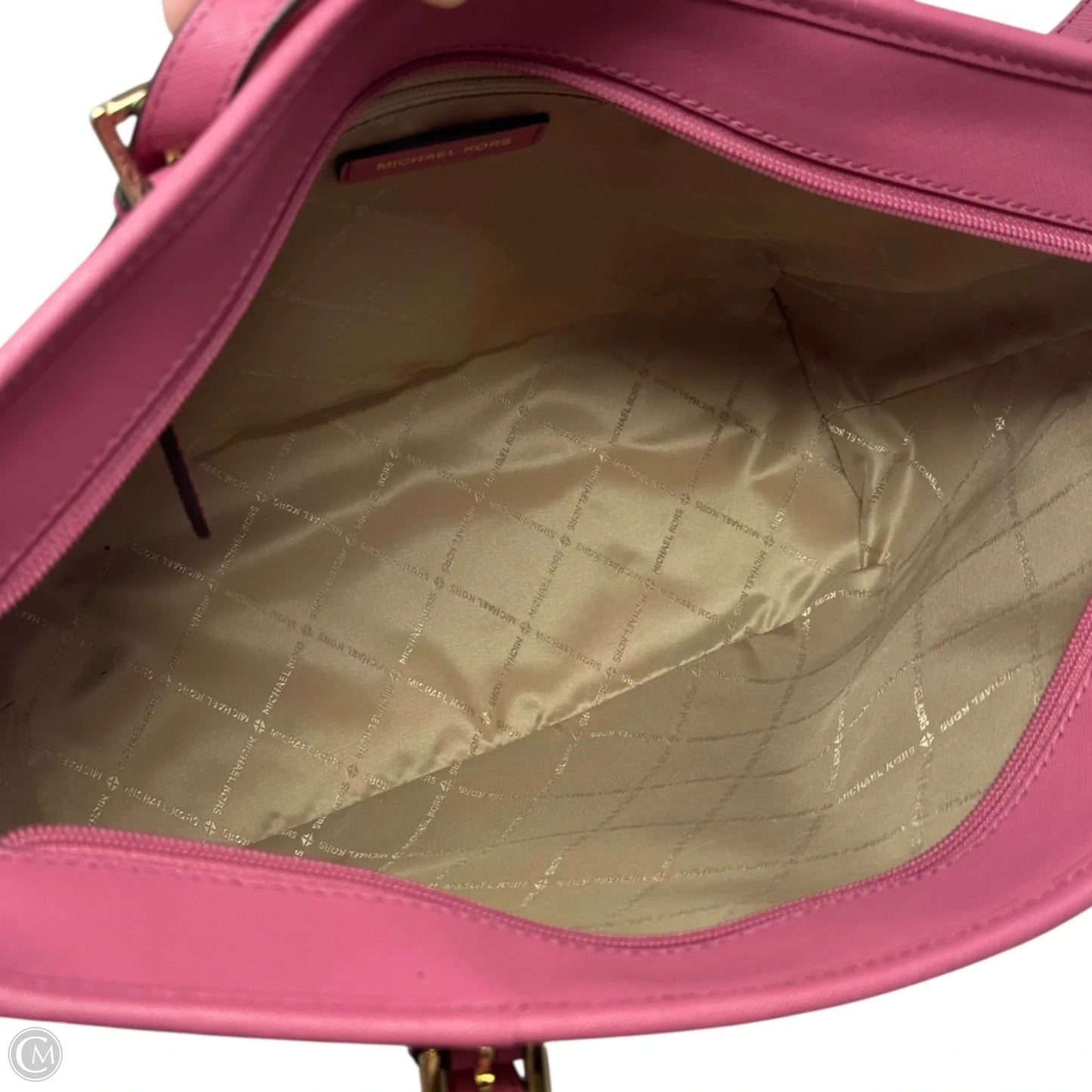 Jet Set Travel Saffiano Leather Tote In Mulberry By Michael By Michael Kors, Size: Medium