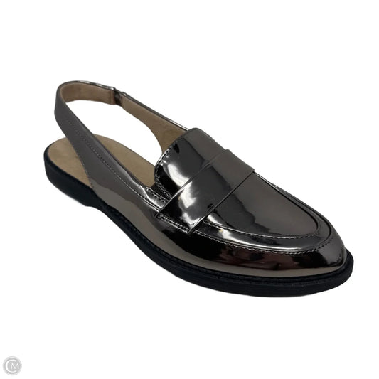 Metallic Slingback Loafer Shoes Flats By Naturalizer In Bronze, Size: 7