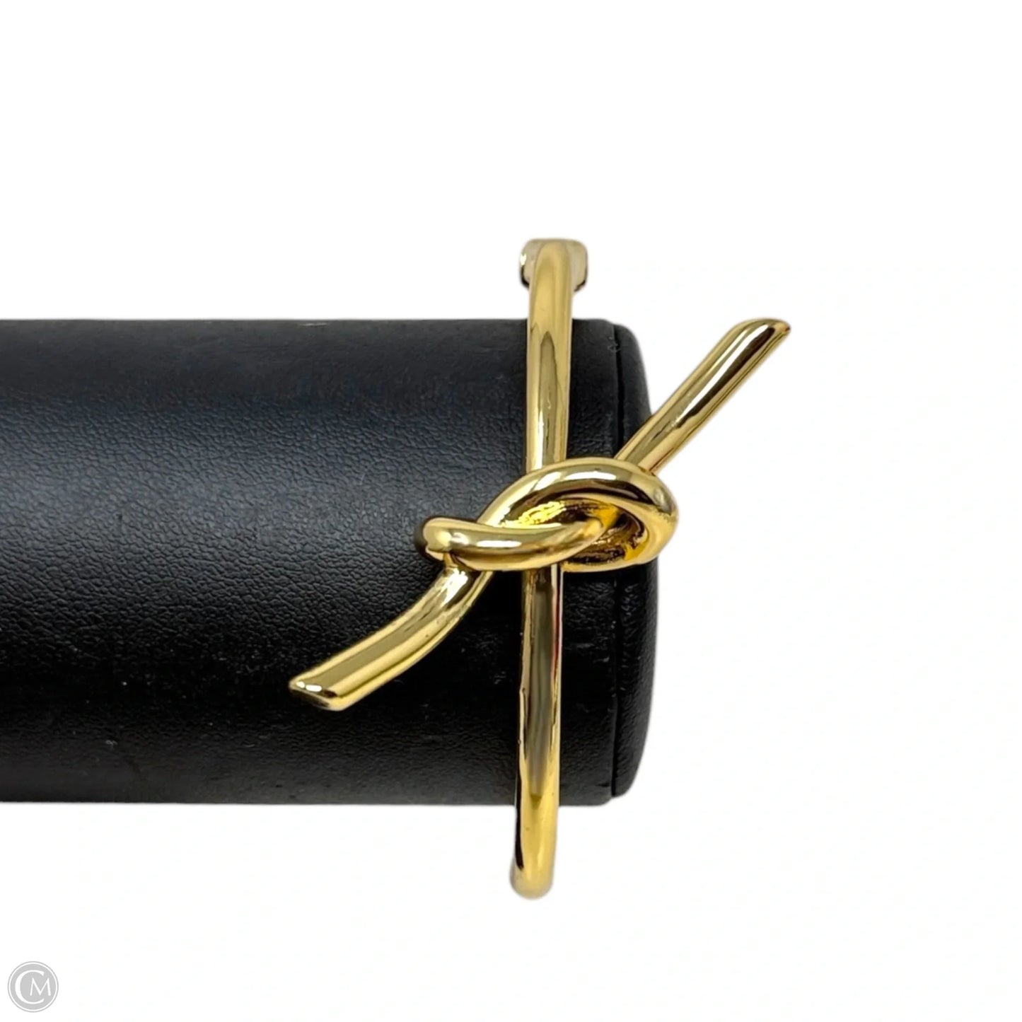 Gold Tone Hinged Bangle Bracelet