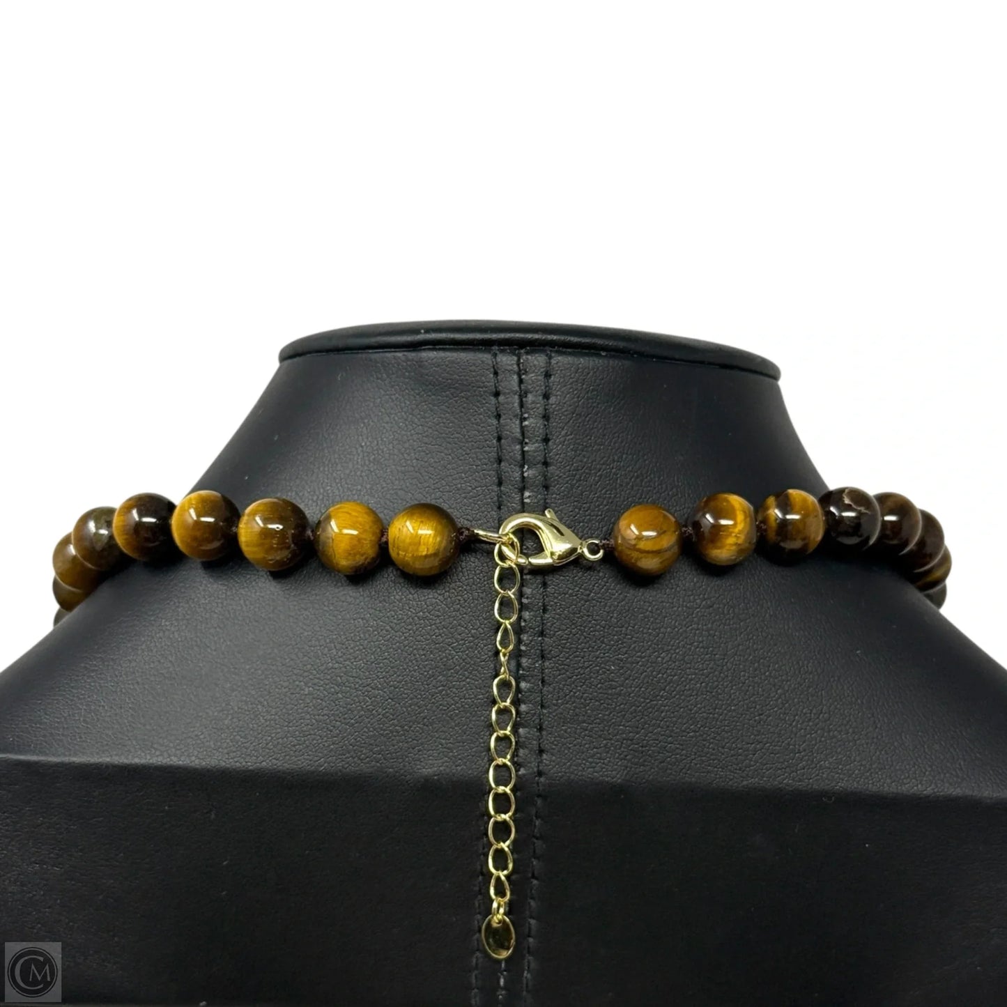 Round Tigers Eye Beaded Necklace