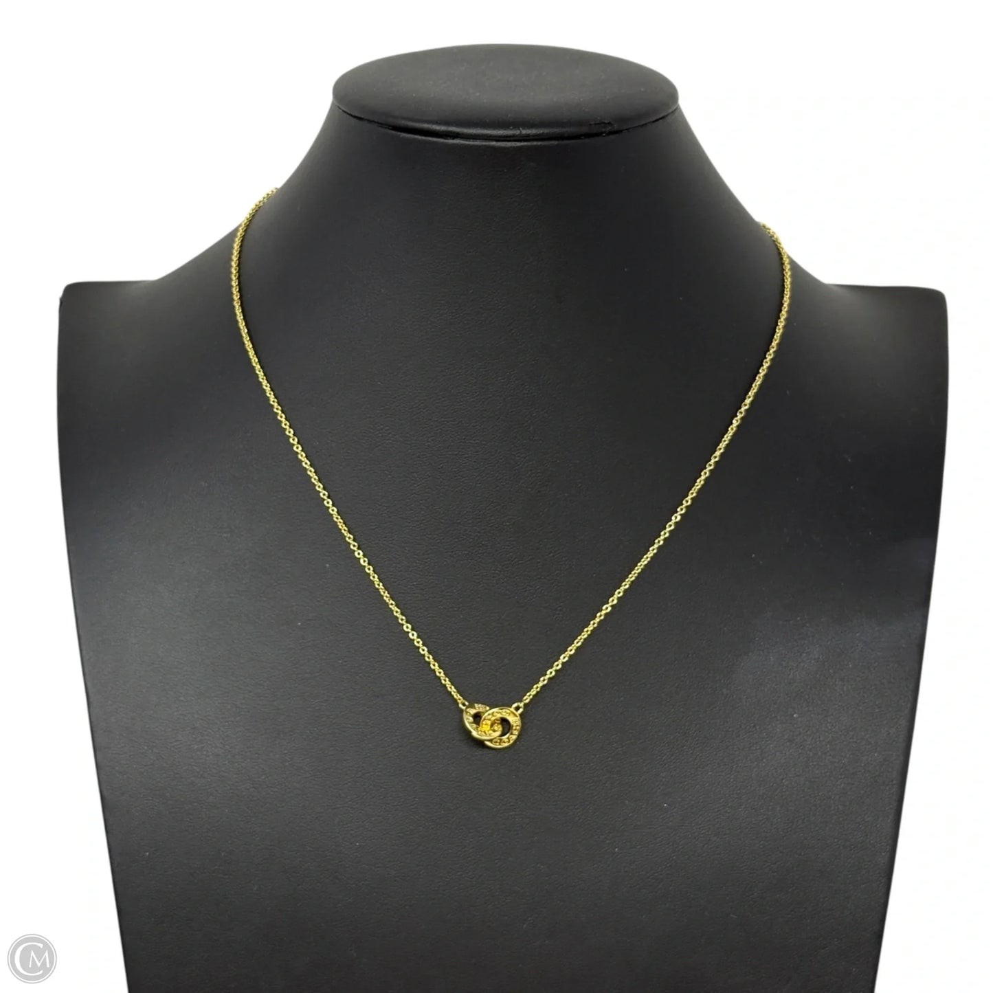 Interlocking Open Circle Pendant Necklace Designer By Coach