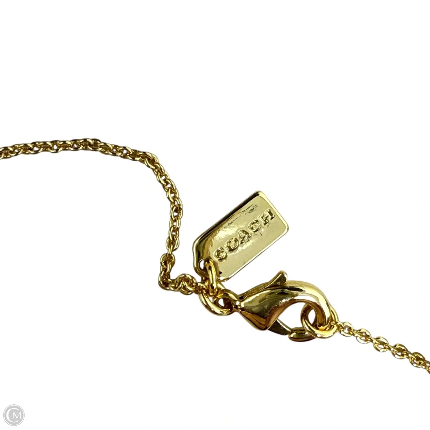 Interlocking Open Circle Pendant Necklace Designer By Coach