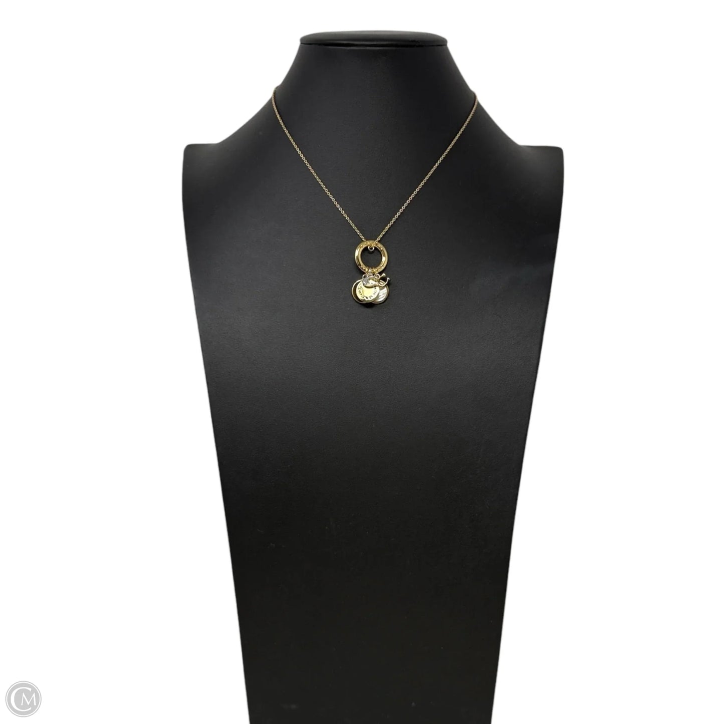 Coin Pendant Necklace Designer By Coach