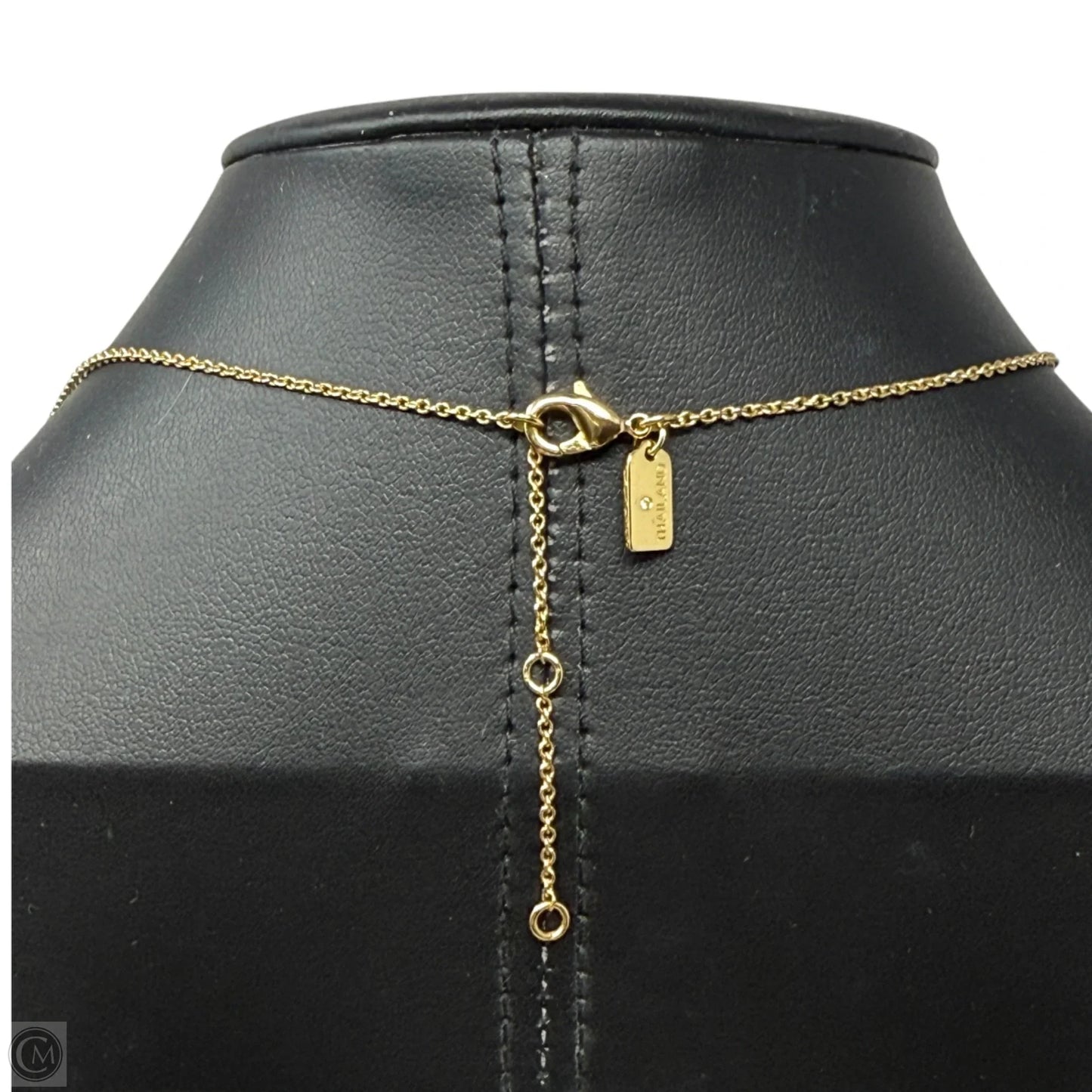 Coin Pendant Necklace Designer By Coach