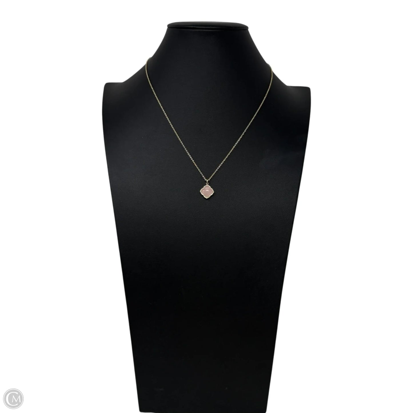 Mallory 14K Gold Pendant Necklace In Rose Quartz By Kendra Scott