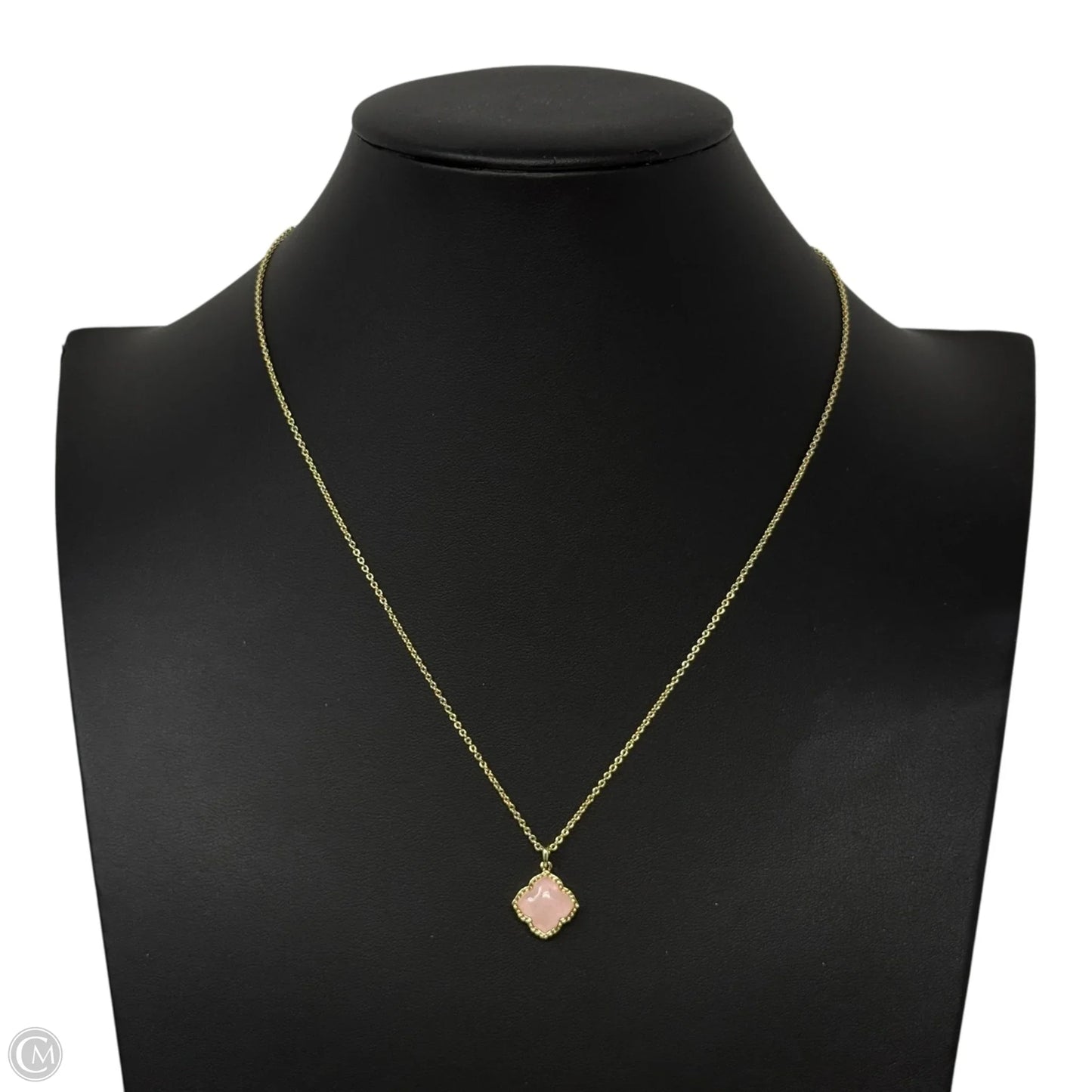 Mallory 14K Gold Pendant Necklace In Rose Quartz By Kendra Scott