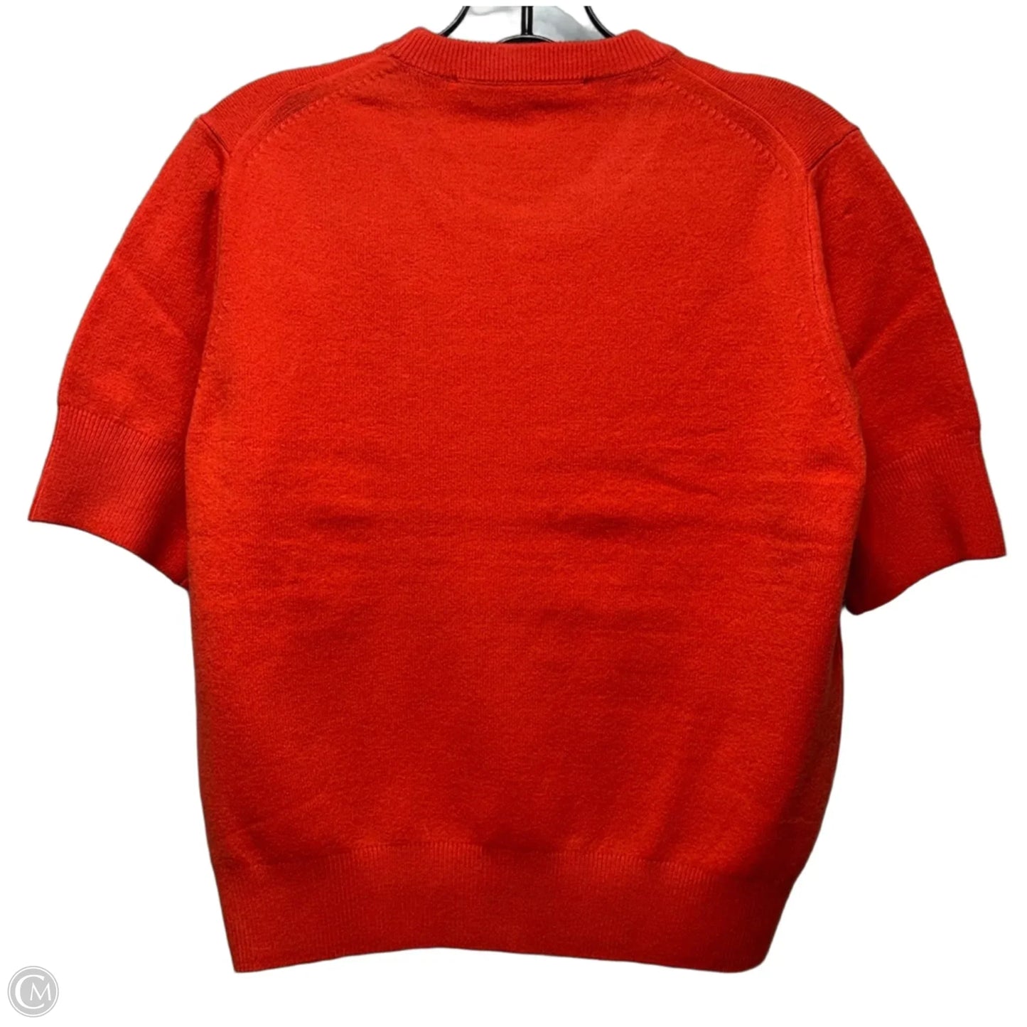 Sweater Short Sleeve By French Connection In Orange, Size: L