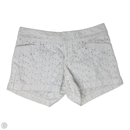 Eyelet Shorts Designer By Lilly Pulitzer In White, Size: 00