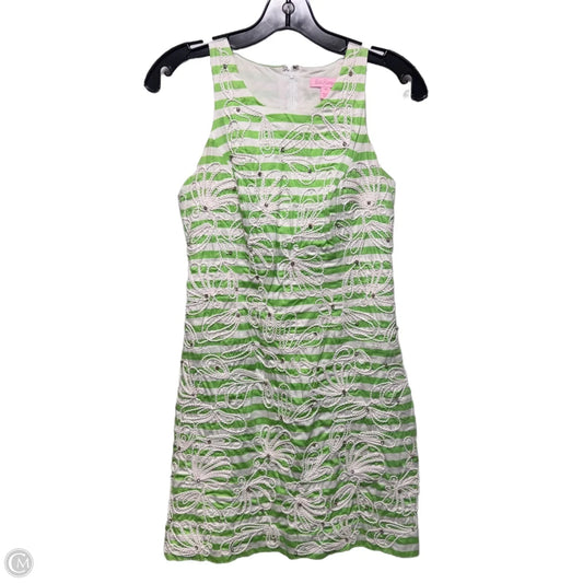 Dress Designer By Lilly Pulitzer In Striped Pattern, Size: 0