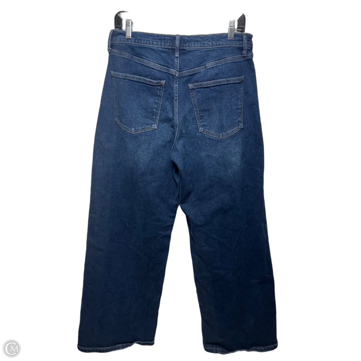 Studded Jeans Wide Leg By Nine West In Blue Denim, Size: 6
