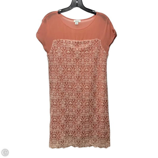 Embroidered Dress Casual Short By Sundance In Peach, Size: Sp