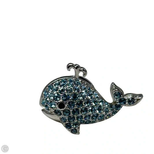 Crystal Whale Lapel Pin Designer By Swarovski