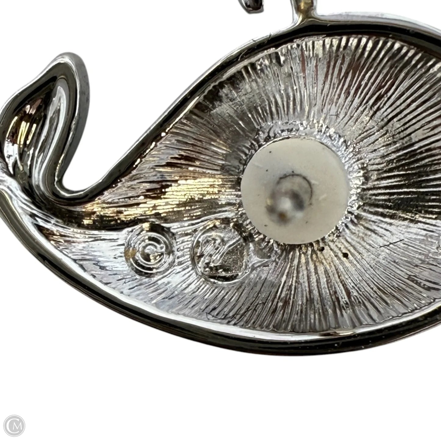 Crystal Whale Lapel Pin Designer By Swarovski