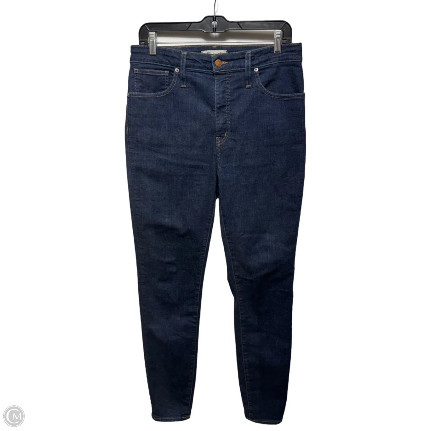 Jeans Skinny By Madewell In Blue Denim, Size: 10/30