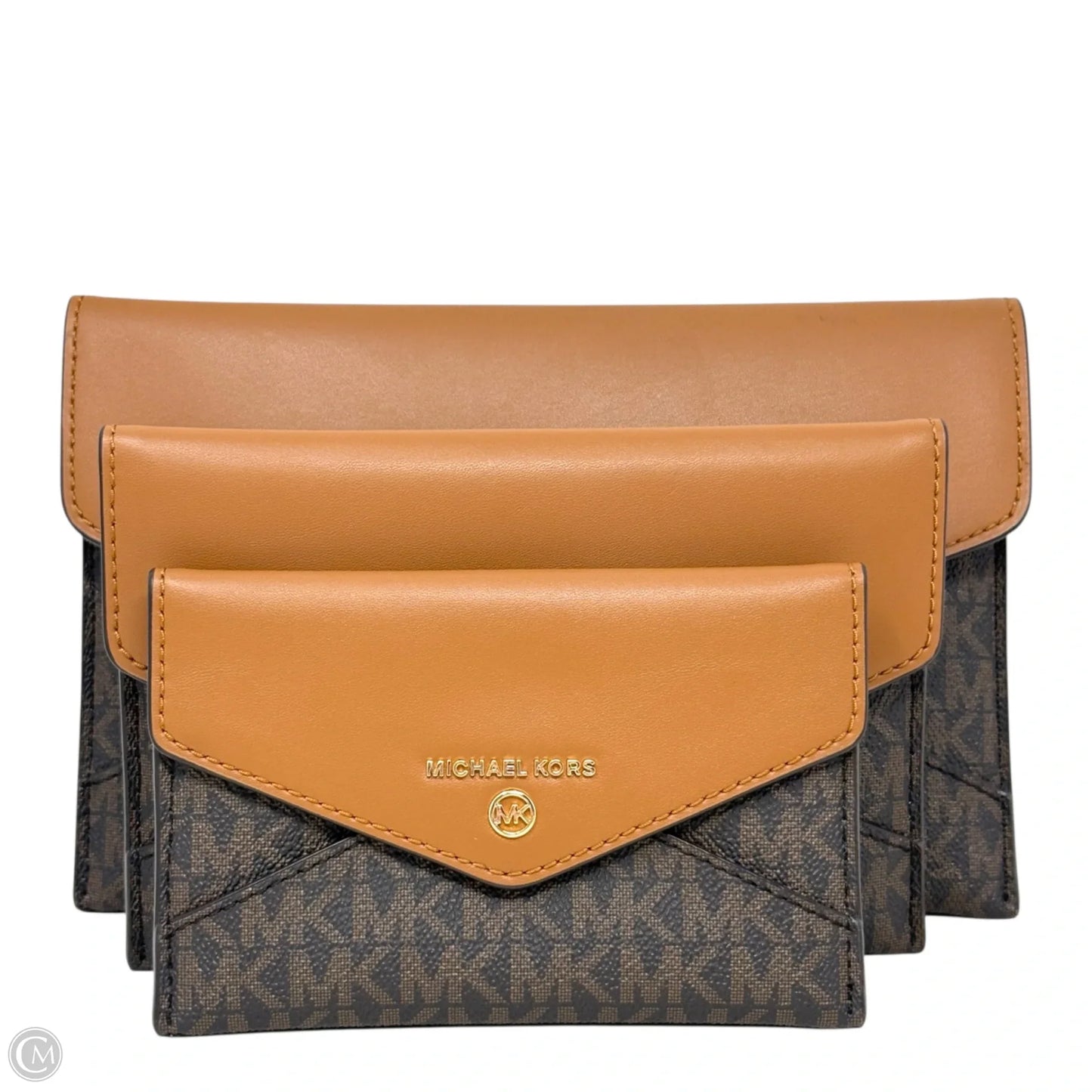 Jet Set Large Logo 3-in-1 Pouch Set By Michael By Michael Kors, Size: Medium