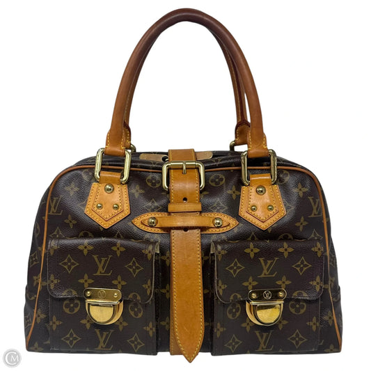 AS IS Vintage Manhattan Handbag Luxury Designer By Louis Vuitton, Size: Medium
