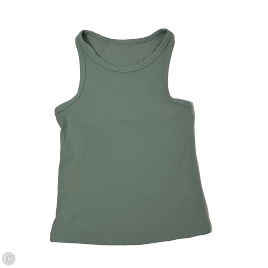 Athletic Tank Top By Lululemon In Green, Size: M NO SIZE TAG