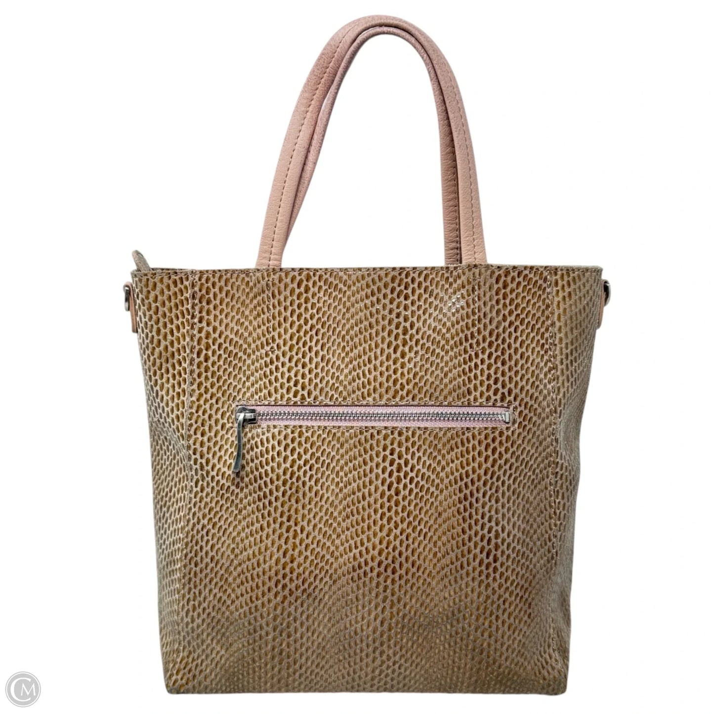Rubina Italian Snake Embossed Leather Tote By Sorial, Size: Small