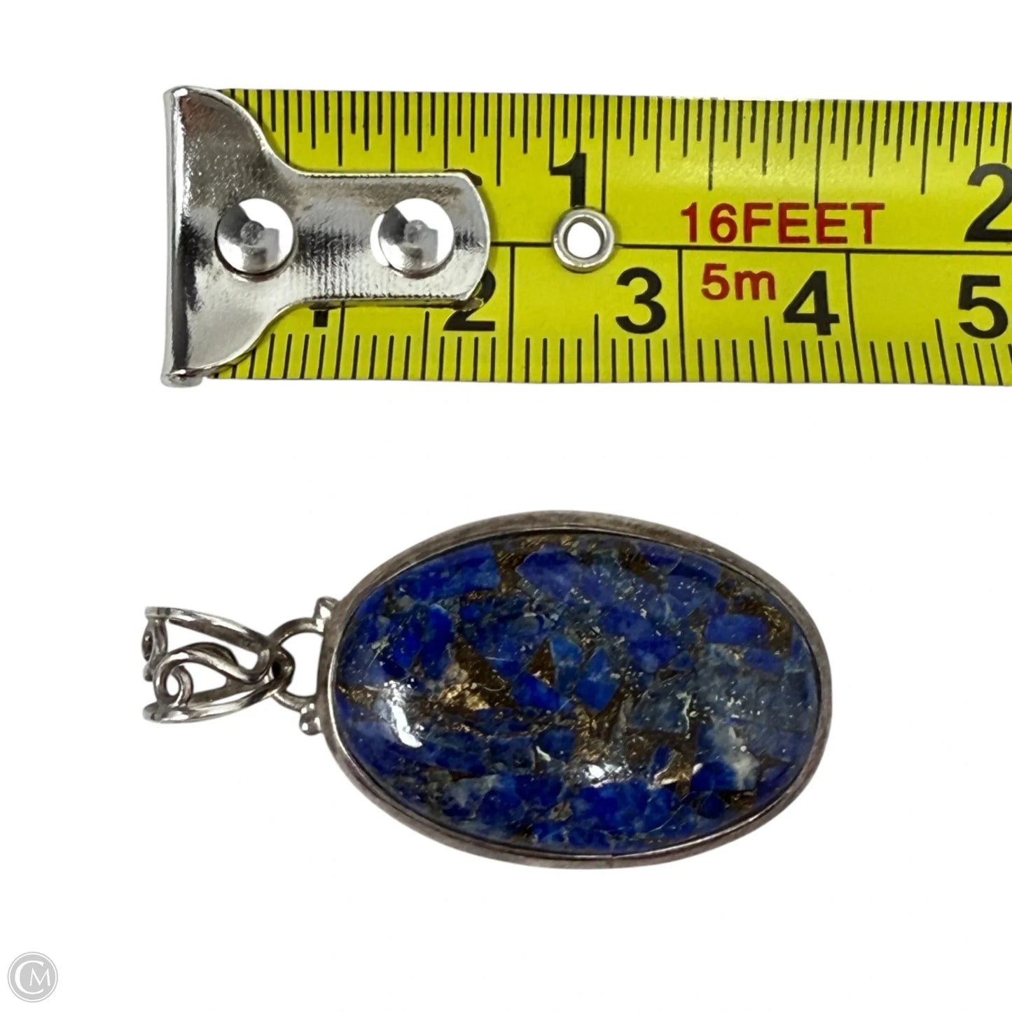 Lapis Lazuli & Sterling Silver Pendant