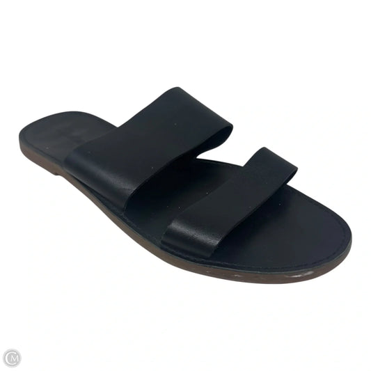 Sandals Flats By Madewell In Black, Size: 8.5
