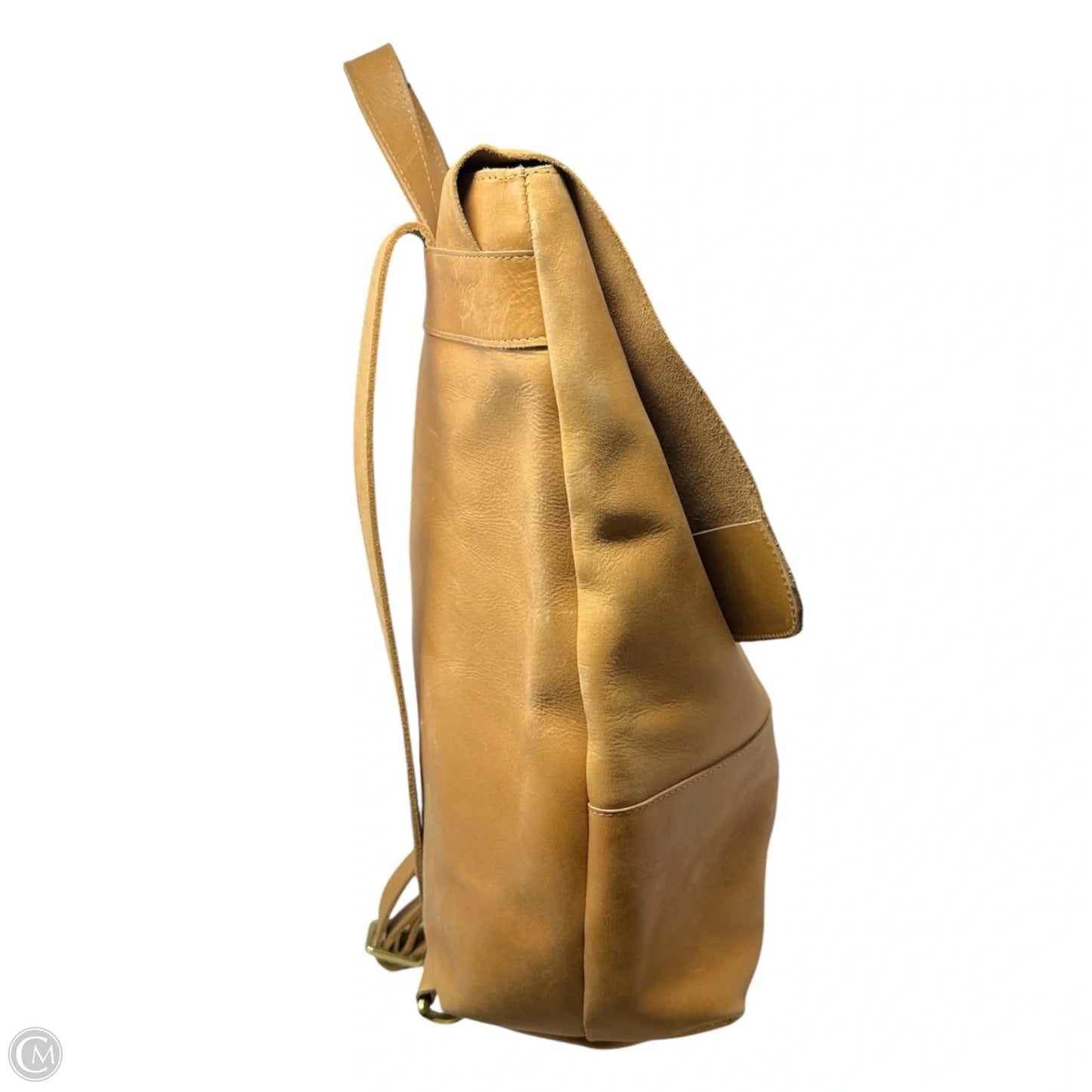 Elsa Ethiopian Leather Laptop Backpack  By Chiban, Size: Large