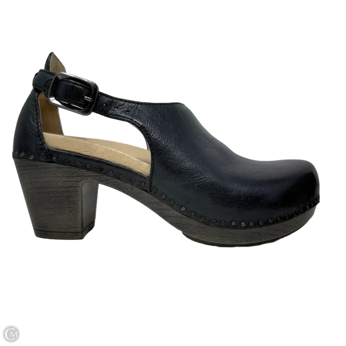 Sassy Heeled Clogs
 Heels Block By Dank In Black, Size: 7
