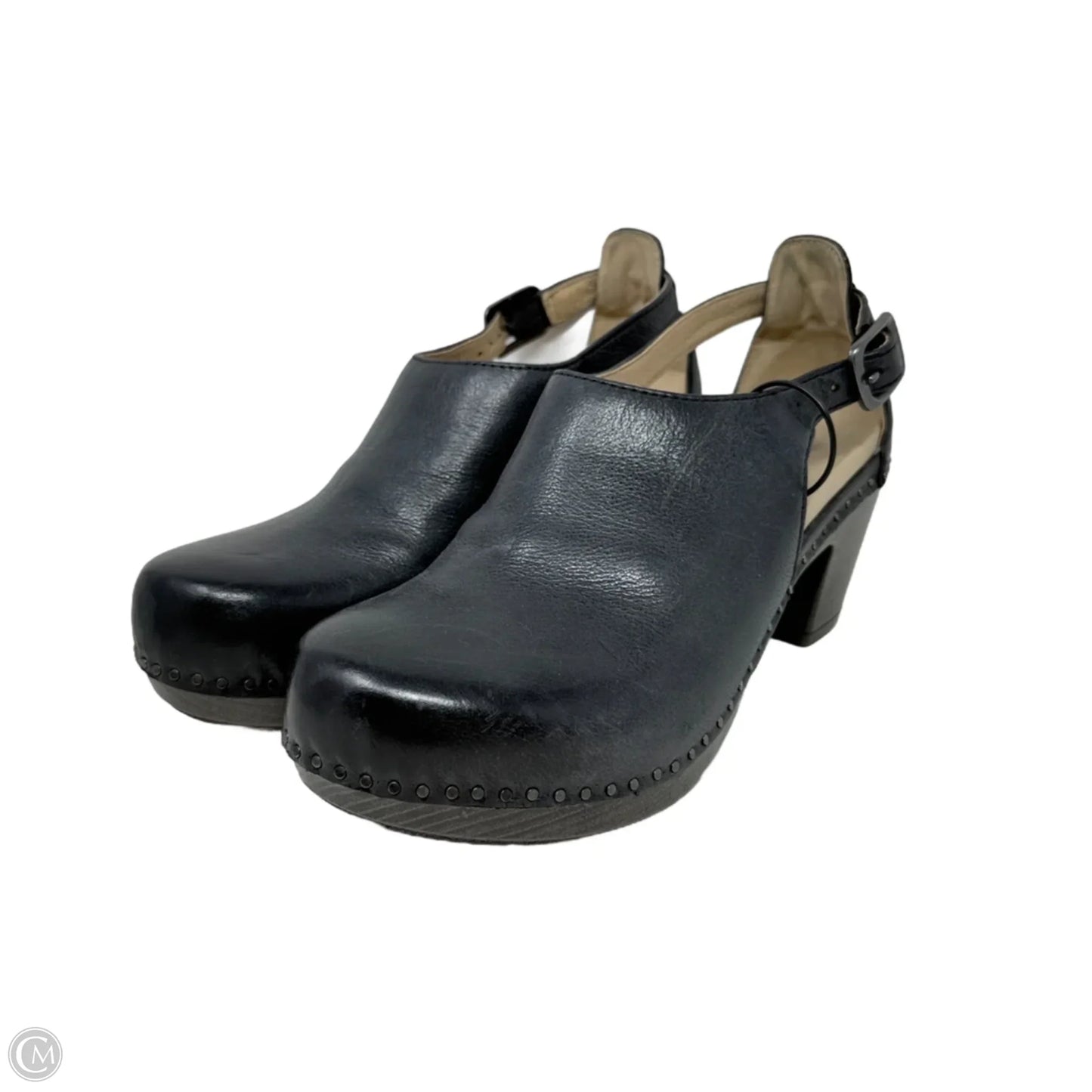 Sassy Heeled Clogs
 Heels Block By Dank In Black, Size: 7