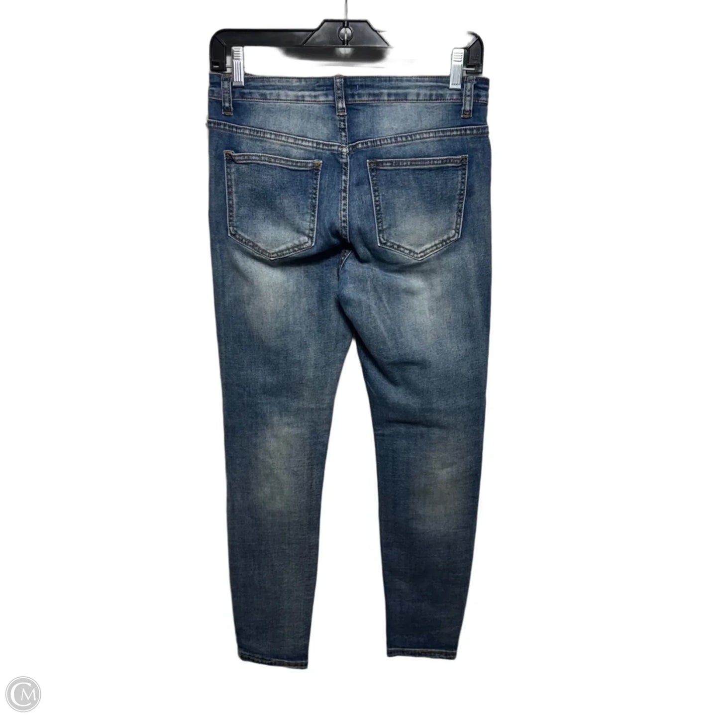 Embroidered Jeans Jeggings By Venus In Blue Denim, Size: 6