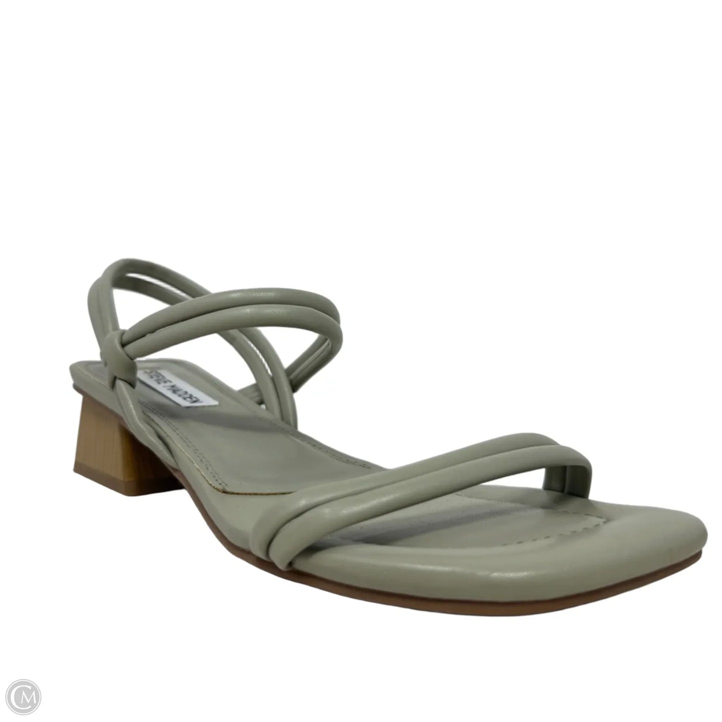 Hattie Block Heel Sandals By Steve Madden In Grey, Size: 7.5