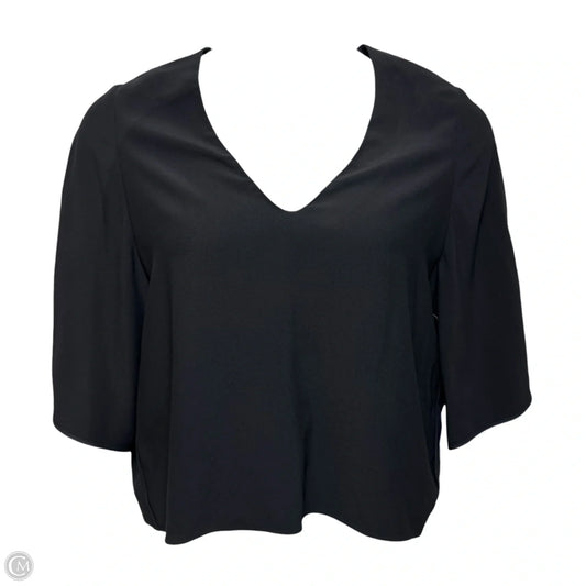 Top 3/4 Sleeve By Helmut Lang In Black, Size: M