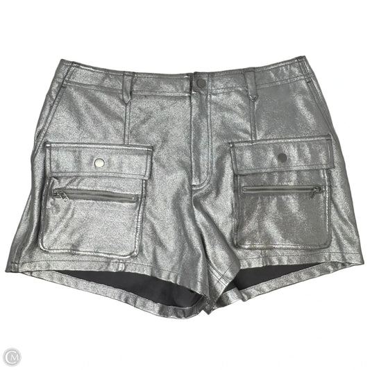 Shorts By Anthropologie In Silver, Size: 12