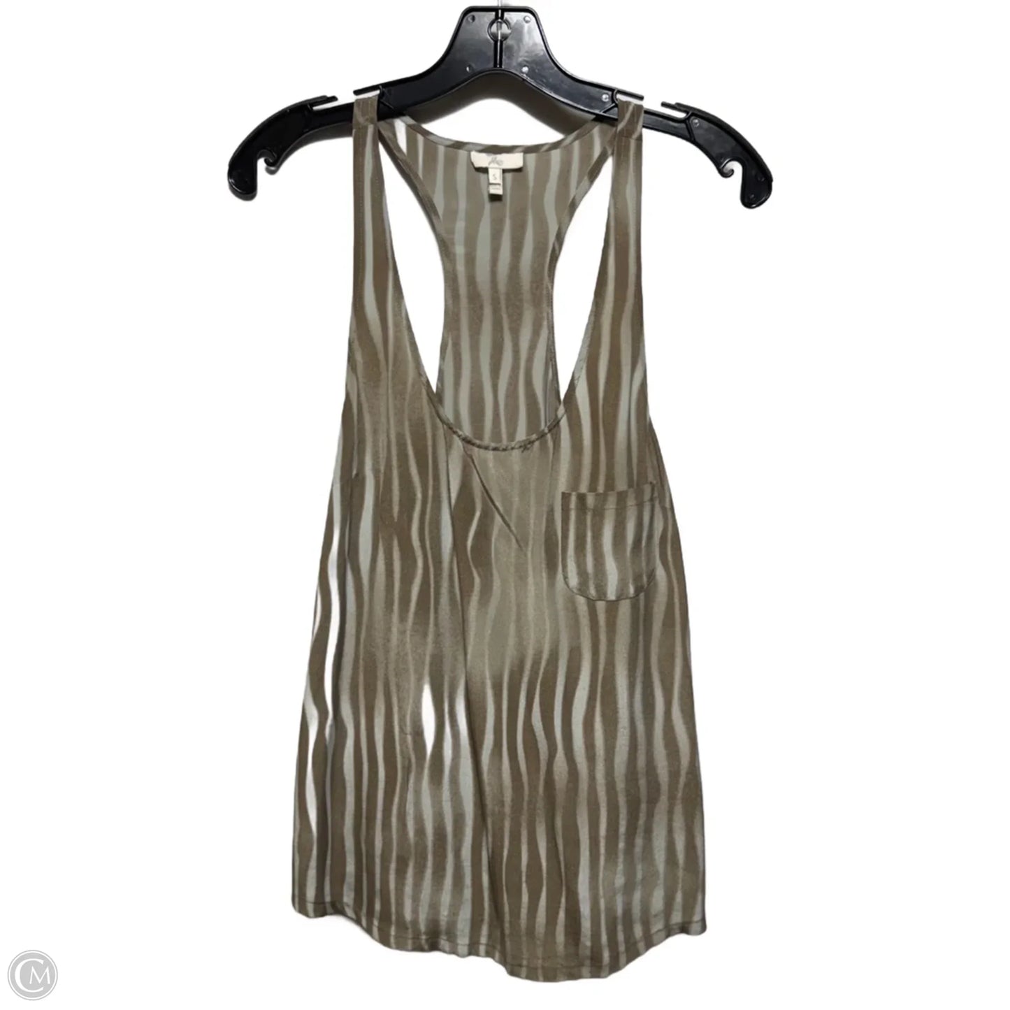 Silk Top Sleeveless By Joie In Blue & Brown, Size: S