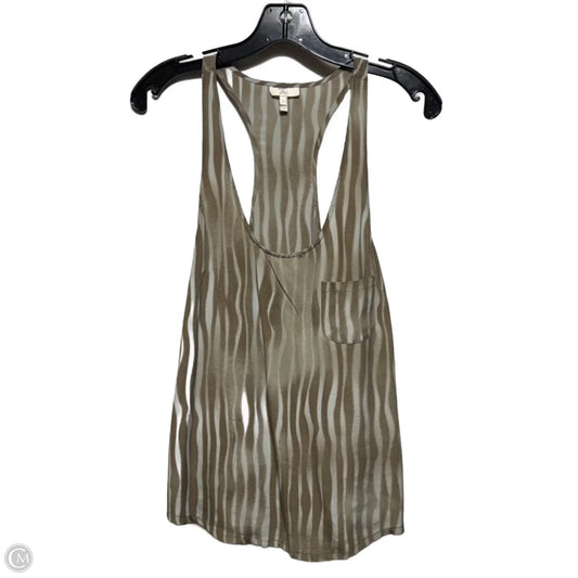 Silk Top Sleeveless By Joie In Blue & Brown, Size: S