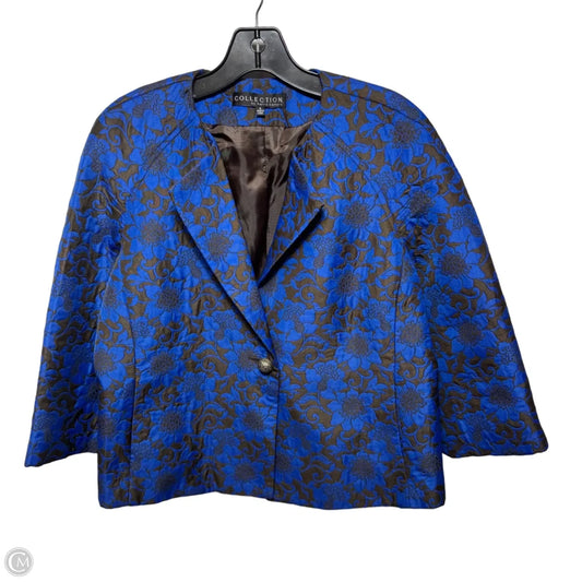 Blazer By Harve Bernard In Floral Print, Size: 8