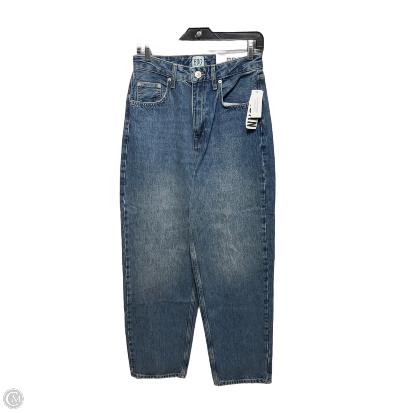 High Rise Baggy Jeans By Bdg In Blue Denim, Size: 8/29