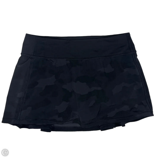 Athletic Skort By Lululemon In Camouflage Print, Size: 6