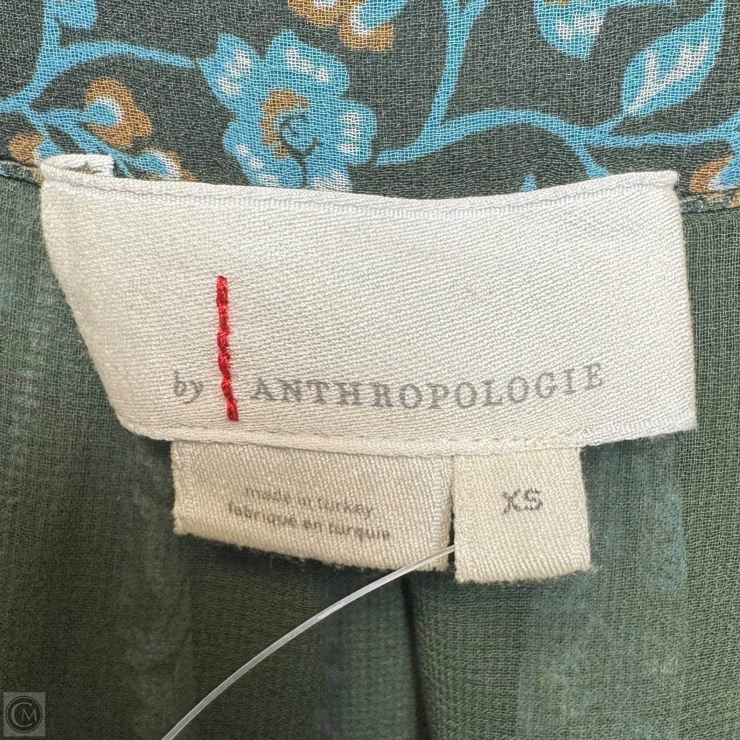 Sona Boho Tunic Mini Dress By Anthropologie In Green, Size: XS