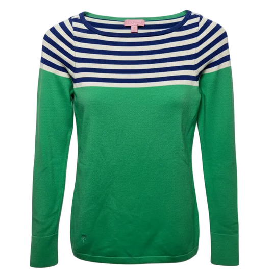 Maria Boatneck Sweater Designer By Lilly Pulitzer In Multi-colored, Size: XS