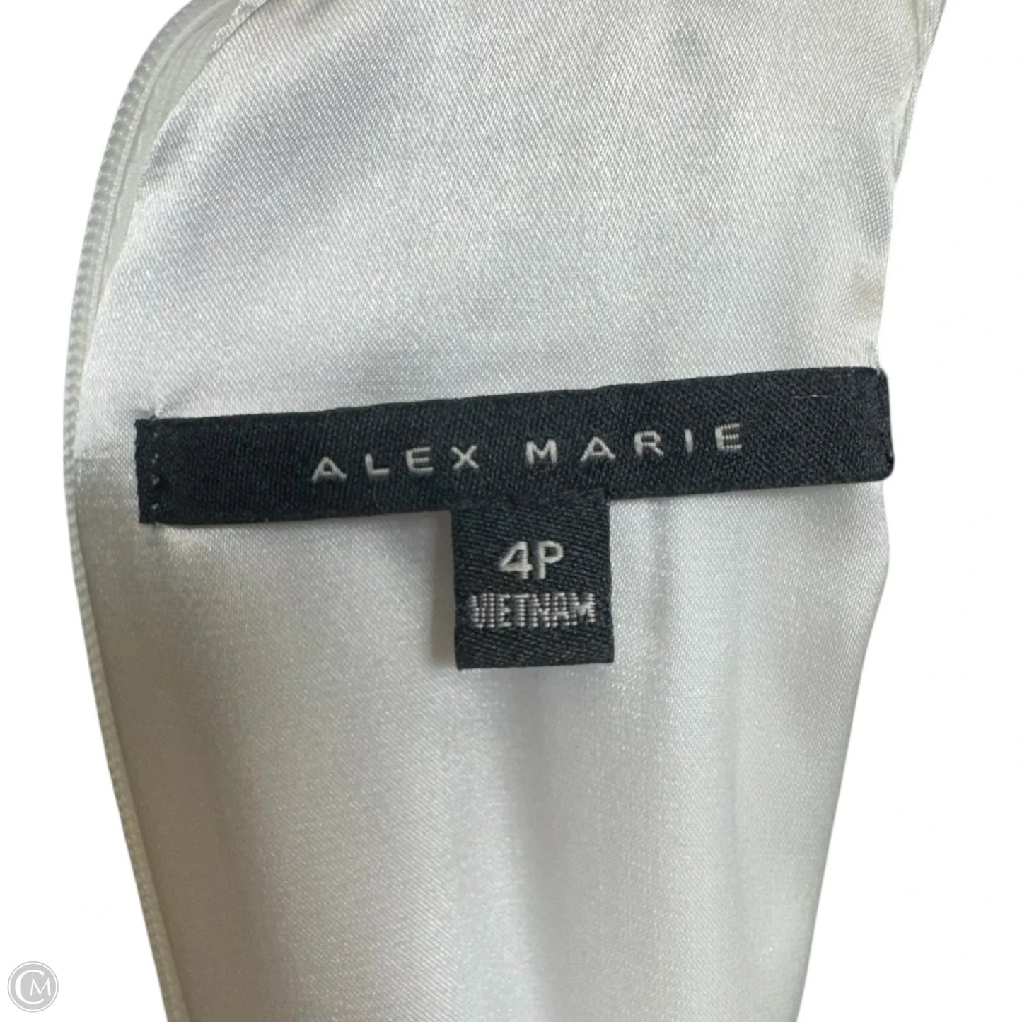 Angelica Halter Neck Maxi Dress By Alex Marie In White, Size: 4P