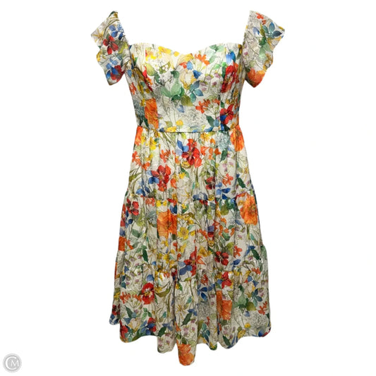 Dress Casual Midi By Dress The Population In Floral Print, Size: L