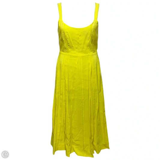 Dress Casual Maxi By La Ligne In Yellow, Size: M