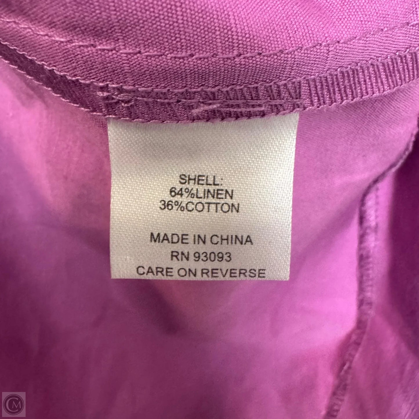 Stella Bow Back Linen Blend Mini Dress By Tyler Boe In Lotus, Size: M