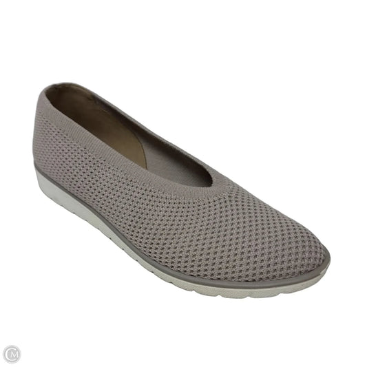 Knit Shoes Flats By Eileen Fisher In Taupe, Size: 7